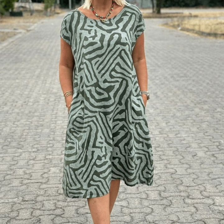 Alie™ - Sommerkleid mit Rundhalsausschnitt