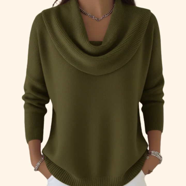 Agda™ – Weicher und Stilvoller Langarmpullover