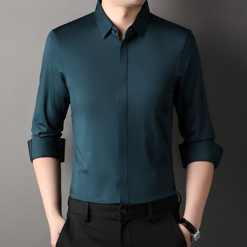 Yves | Elastisches, knitterfreies Herrenhemd