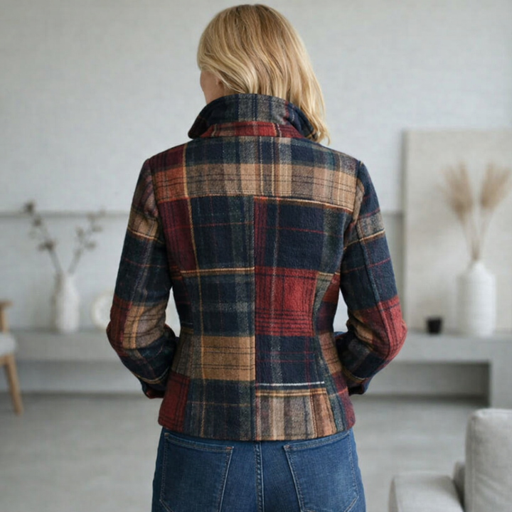 Aloma™ – Karierte Zwischenjacke mit Kragen
