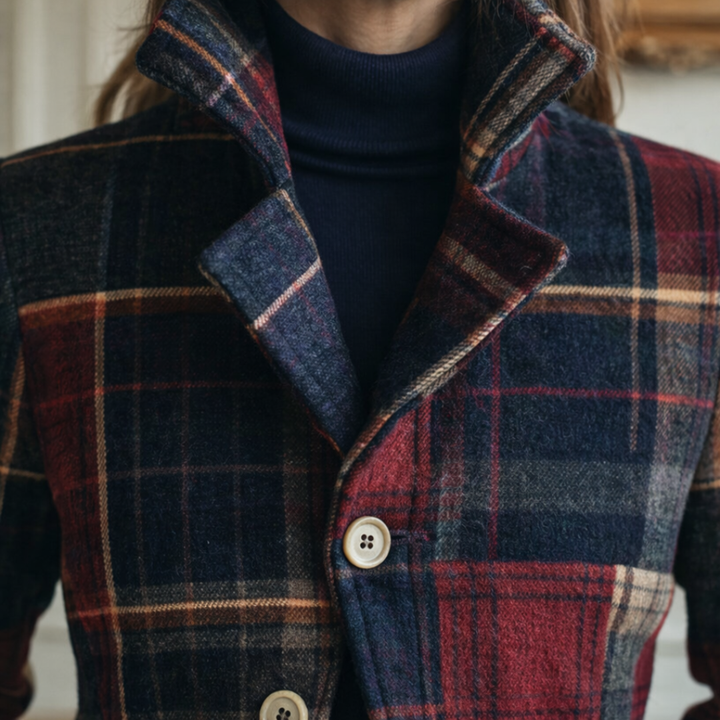 Aloma™ – Karierte Zwischenjacke mit Kragen