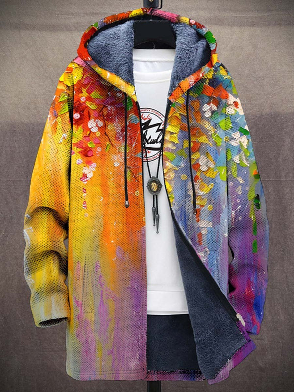 Demira™ – Luxuriöse, von der Kunst inspirierte Jacke mit Reißverschluss