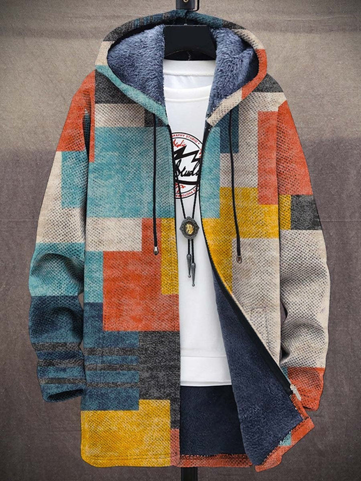 Demira™ – Luxuriöse, von der Kunst inspirierte Jacke mit Reißverschluss