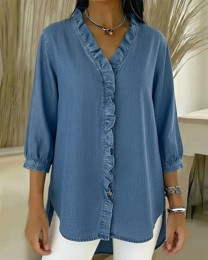 Bilma™ – Elegante Bluse mit Rüschendetails