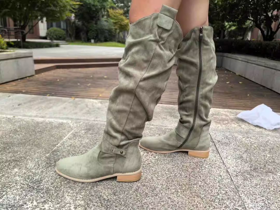 Elandra™ - Elegante Kniehohe Stiefel